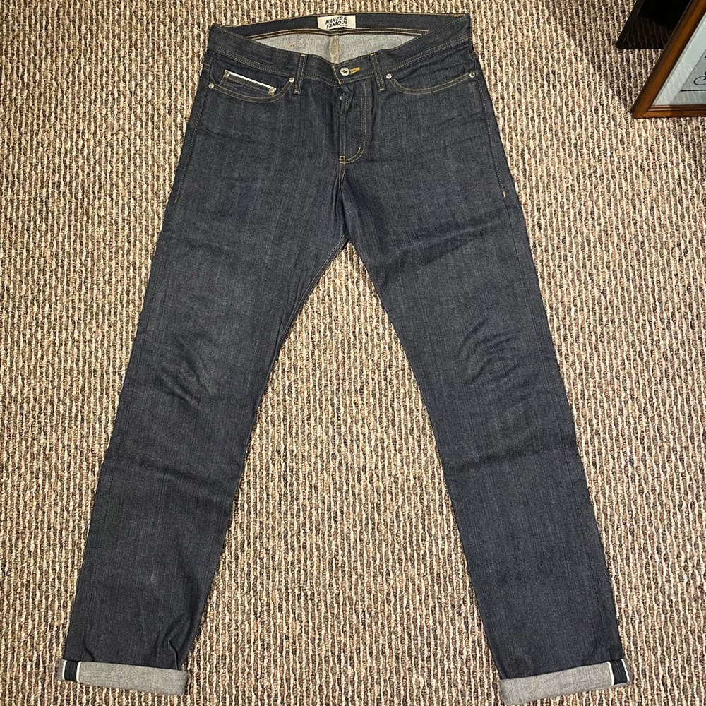 Naked & Famous - Weird Guy fit/Left Hand Twill Selvedge - size 33